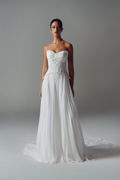 Modern Bridal A-Line Skirt